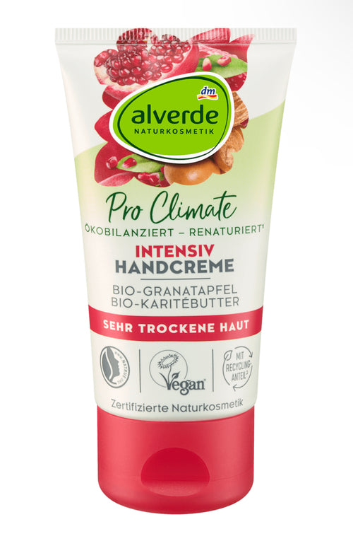 Alverde Crème Mains Grenade & Beurre de Karité – 50 ml